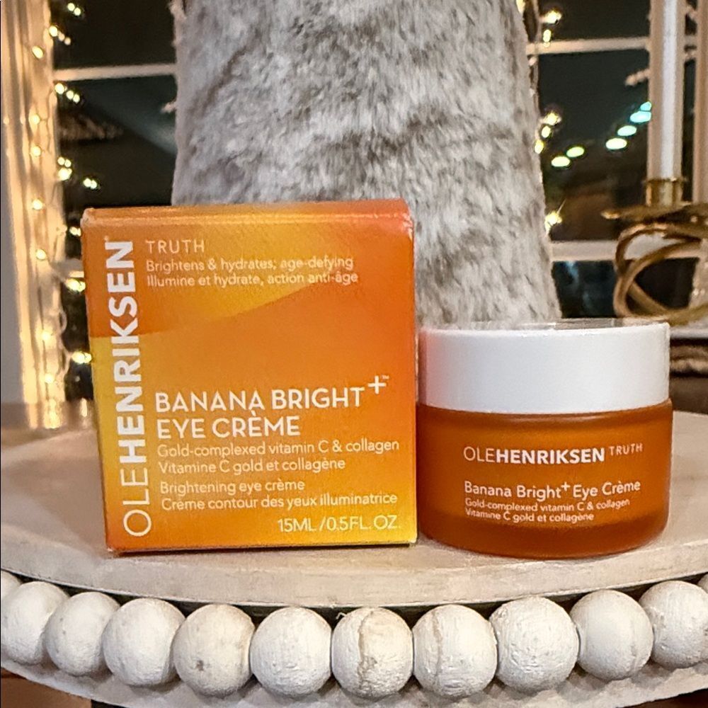 Ole Henriksen Banana Bright+ Eye Crème - Orange and White